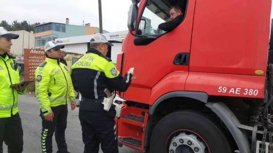 Polisten tonaj denetimi