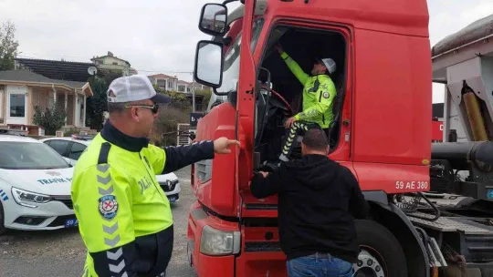 Polisten tonaj denetimi