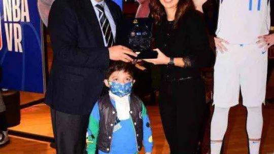 POPSAV üyeleri, NBA sergisinde romatoloji hastası çocukları ağırladı