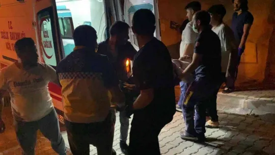 Rampa yukarı çıkarken motosikletten düşen şahıs yaralandı