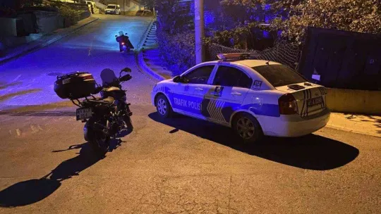 Rampa yukarı çıkarken motosikletten düşen şahıs yaralandı