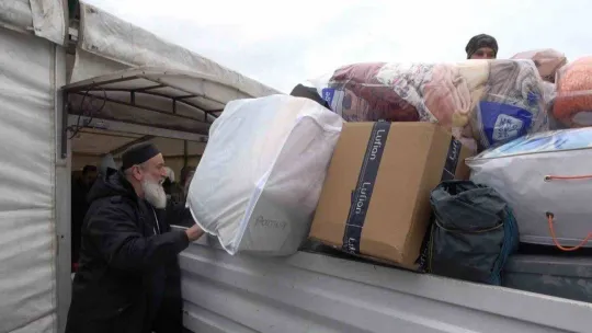 Rize depremzedeler için tek yürek oldu
