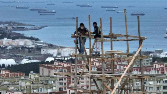 Rizeli minare ustası 57 yaşında 164'uncu minaresini yapıyor