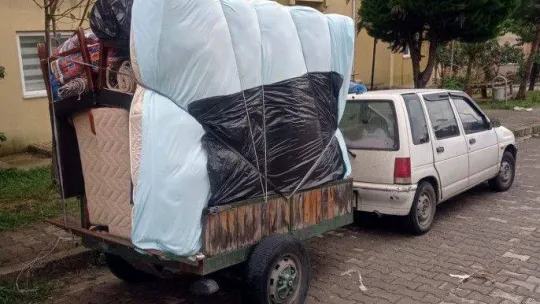 Römorku ikinci kez dükkanın önünden çalındı