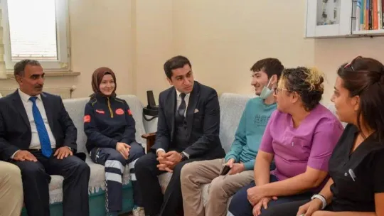 Sağlık Müdürü hastanede incelemede bulundu