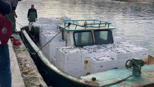 Sahil kenarlarında yasadışı  ticari balık avcılığı yapanlara 30 bin TL para cezası kesildi