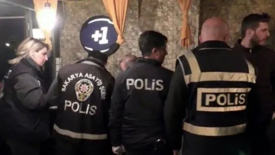 Sakarya'da 17 alkollü mekana eş zamanlı denetim