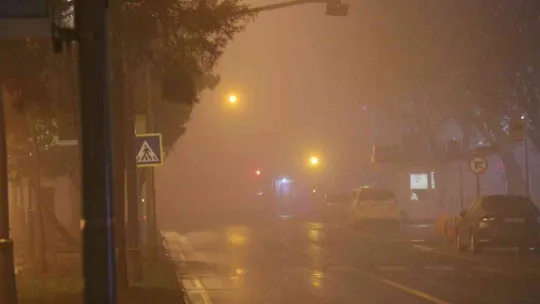 Sakarya'da sis etkili oldu, görüş mesafesi 5 metreye kadar düştü