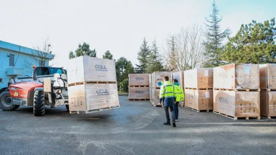 Sakarya'nın enerjisine katkı sağlayacak 14 bin panelin teslimatı tamamlandı