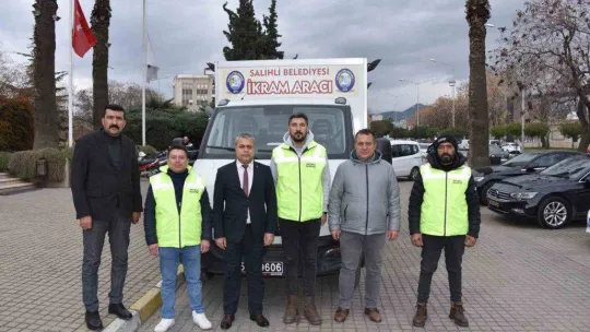 Salihli Belediyesi deprem bölgesine mobil ikram aracı gönderdi
