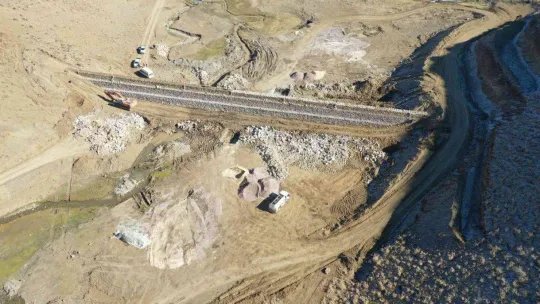 Salkımlı Göleti'nde çalışmalar devam ediyor