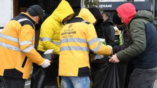 Samsunlular yardıma koştu