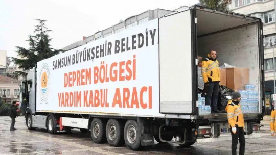 Samsunlular yardıma koştu