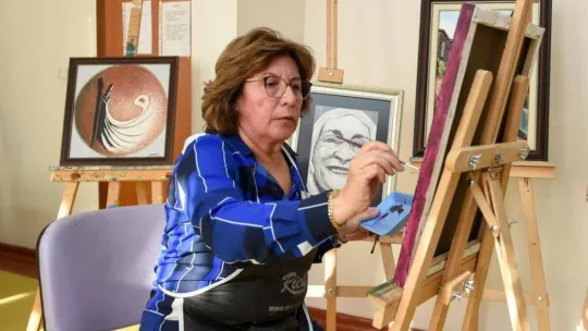 Sanat aşkı yaş dinlemedi