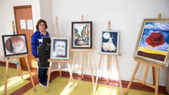 Sanat aşkı yaş dinlemedi