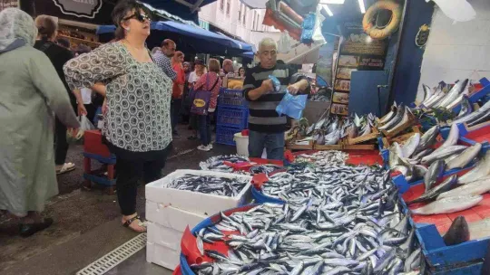 Sardalya 20 liraya düştü, vatandaşlar poşetleri doldurdu