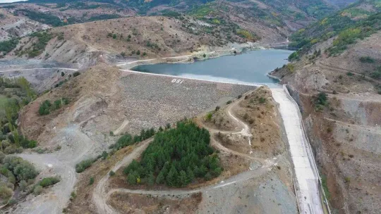 Şebinkarahisar Dönençay Göleti ve Sulaması inşaatı tamamlandı