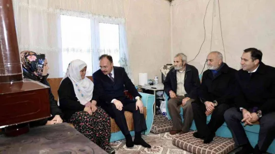 Şehit ailesinden hayır duası aldı