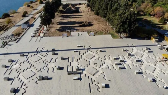 Şehitler Abidesi'nde Cumhuriyet'in 100'üncü yılı hazırlığı