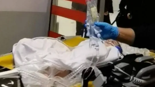 Sekiz aylık Hayreddin az daha sütten boğuluyordu