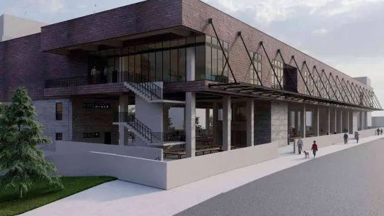 Şentepe'ye dev yatırım: Hem pazar hem sosyal tesis