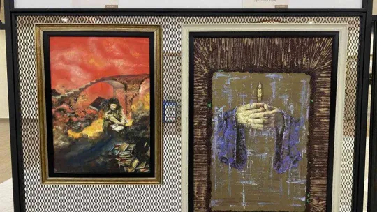 Sezai Karakoç'un şiirleri Beykoz'da 'İnci Dakikaları' sergisinde hayat buldu