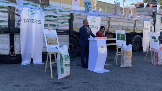 Şile'de çiftçilere tohum desteği