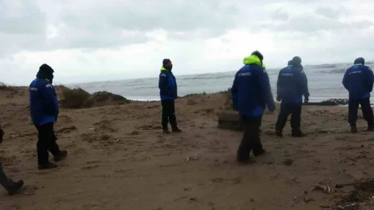 Şile'de kuru yük gemisi karaya oturdu