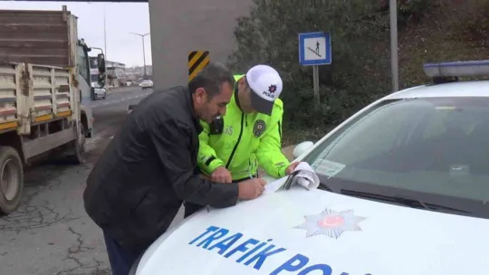 Silivri'de kış lastiği uygulaması