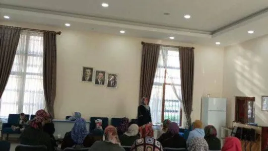 Sincan Hanım Konaklarında manevi sohbetler devam ediyor