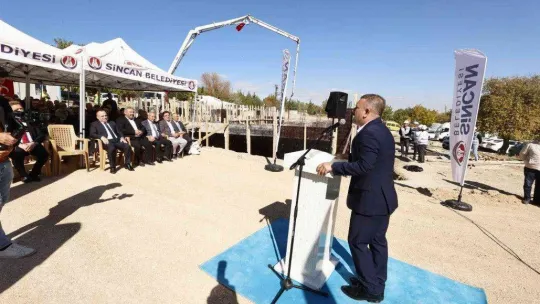 Sincan Yenikayı Köy Konağı'nın temeli atıldı