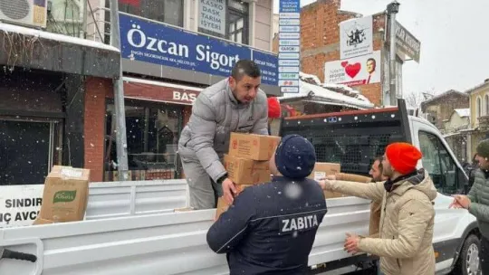 Sındırgı'dan deprem bölgesine yardım seferberliği devam ediyor