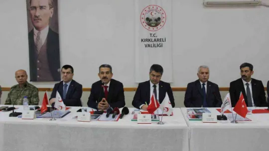 Sınır güvenliği ve düzensiz göçe ilişkin tedbirler için Kırklareli'de toplandılar