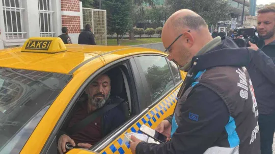 Şişli'de ticari taksi denetimi