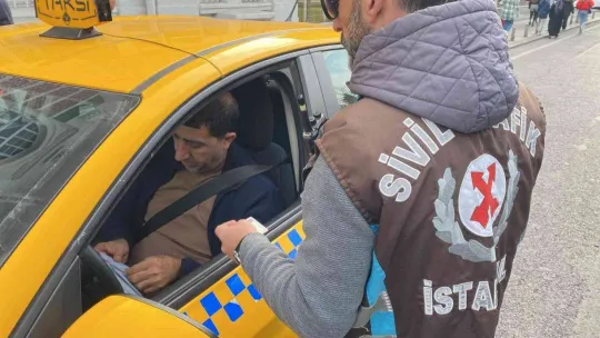 Şişli'de ticari taksi denetimi