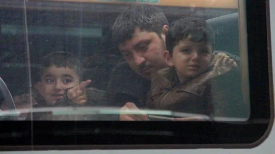 Sivas'ta YHT ilk yolculu seferinde depremzedeleri taşıdı