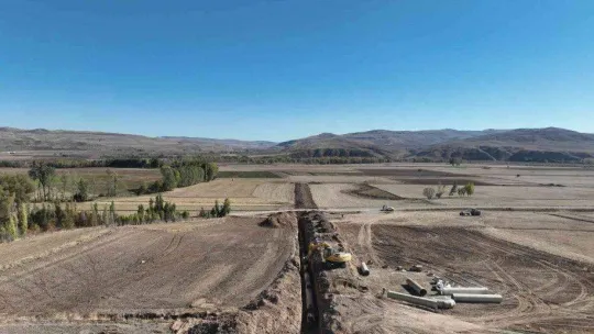 Sivas ve Kayseri'de sulama çalışmaları devam ediyor