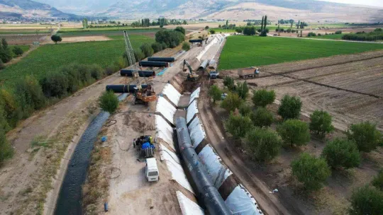 Sivas ve Kayseri'de sulama çalışmaları devam ediyor