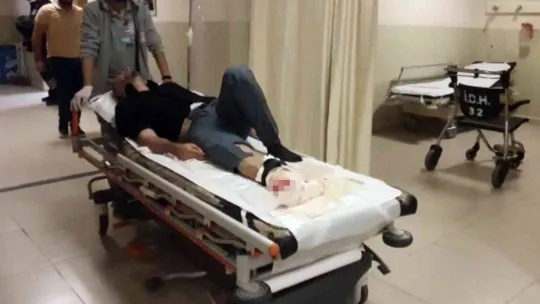 Sokak ortasında vuruldu