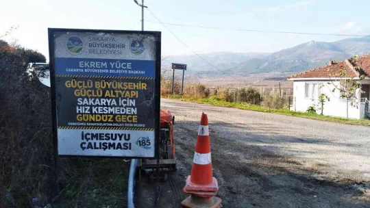 Sondaj yapılırken bulundu, bin metrelik yeni hat ile musluklara ulaştırılacak