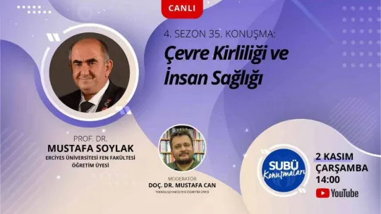 SUBÜ Konuşmaları'nda çevre kirliliği ele alınacak