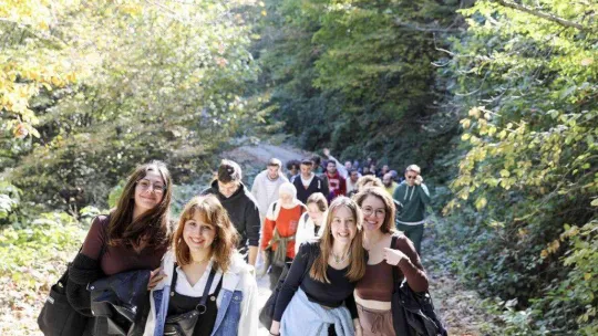 SUBÜ'nün doğa tutkunları Doğançay'da yürüdü