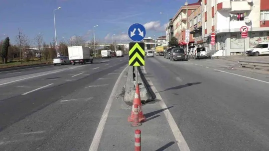 Sultangazi'de İBB'nin yanlış yol çalışması kazaları da beraberinde getirdi