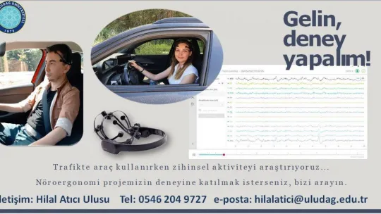 Sürücülerin beyin fonksiyonları Bursa'da araştırılıyor