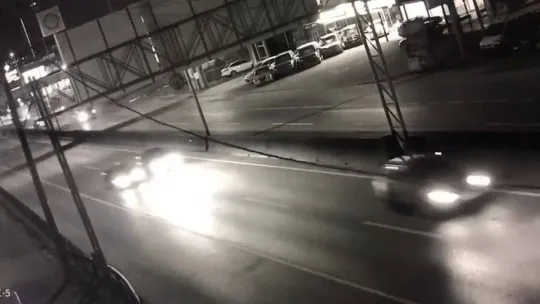 Sürücülerin tartışması kaza ile sonlanmıştı, o anlar kameraya yansıdı