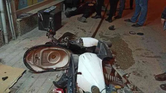 Sürücünün çarptığı bisikletliyi bırakıp kaçtığı anlar kamerada