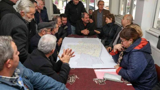 Tahtalı sakinleri yeni imar planı hakkında bilgilendirildi