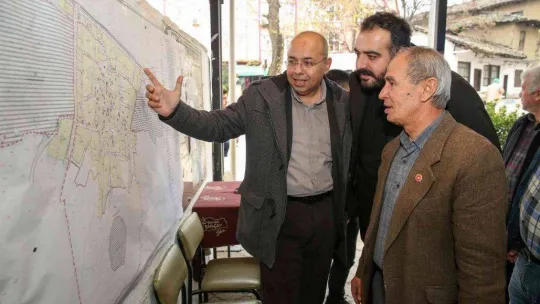 Tahtalı sakinleri yeni imar planı hakkında bilgilendirildi