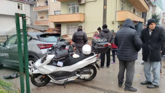 Taksiyle çarpışan motosikletin sürücüsü ağır yaralandı