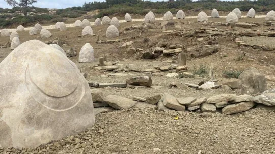 Tarihi Yarımada'da Çanakkale Savaşları'ndan kalma Projektör Tepe Şehitliği bulundu